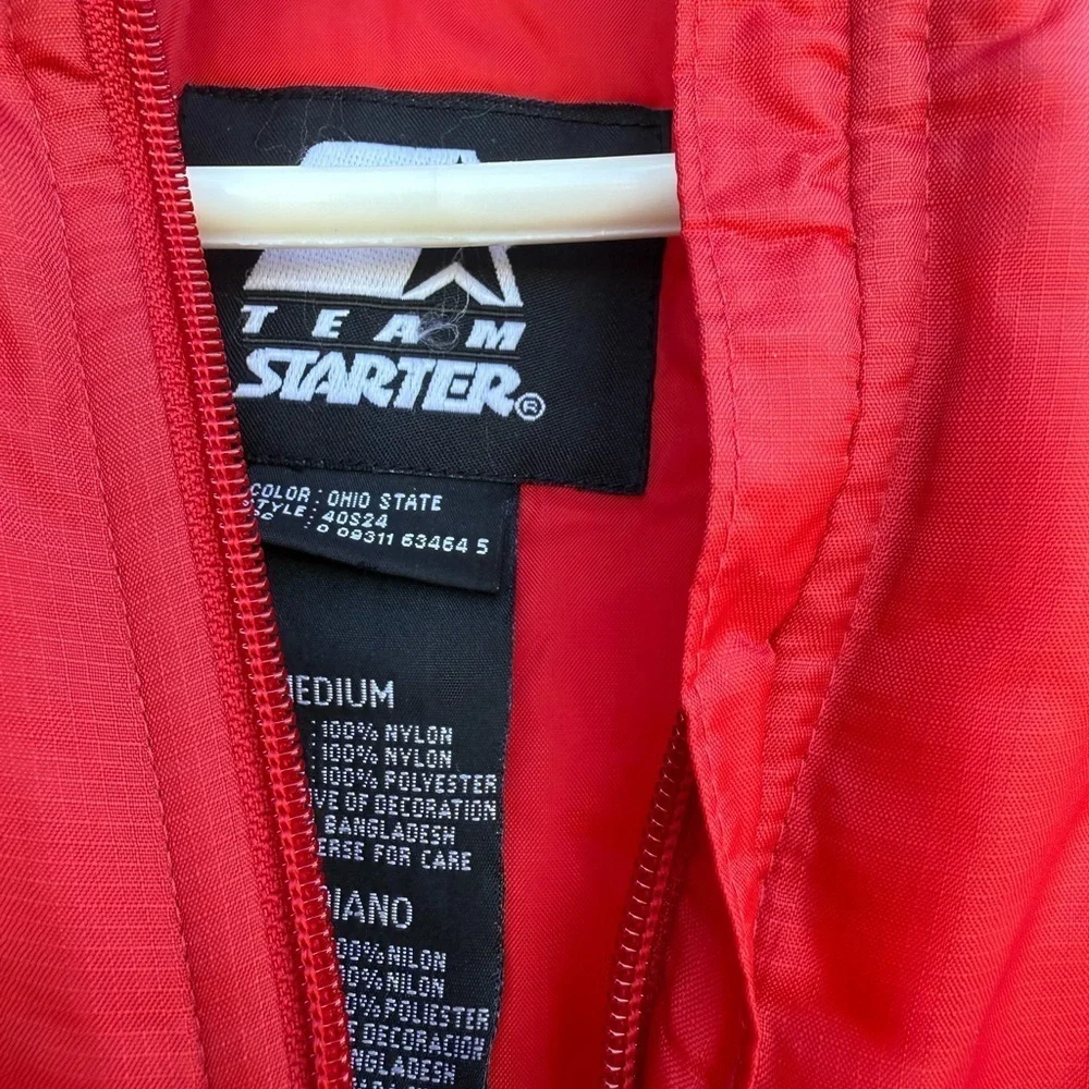 Starter Scarlet Ohio State Jacket